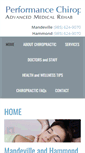 Mobile Screenshot of performancechiropracticamr.com